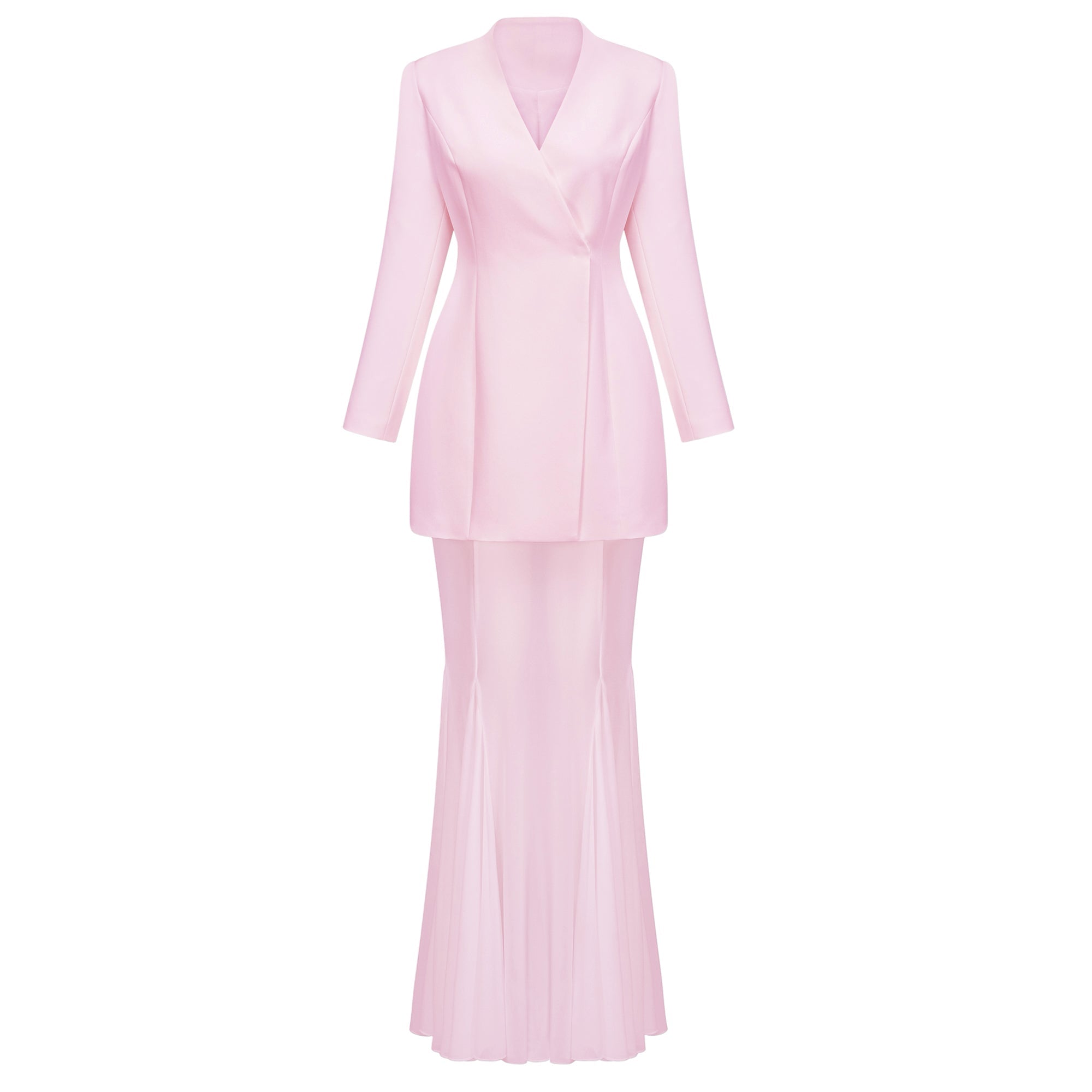 Enora Barrel Design Jacket & Skirt Set