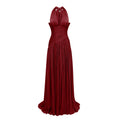 Uranie Red Gathered Maxi Dress