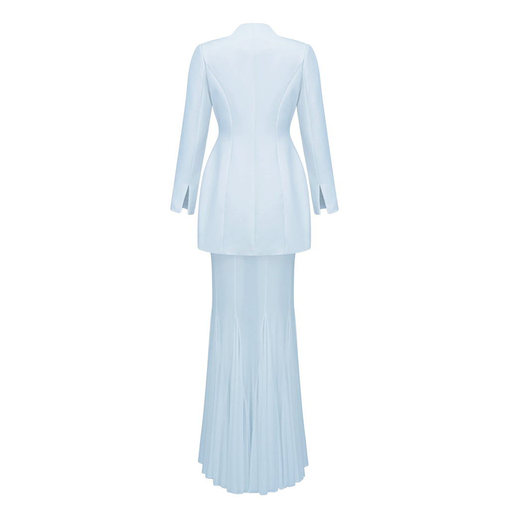 Enora Barrel Design Jacket & Skirt Set