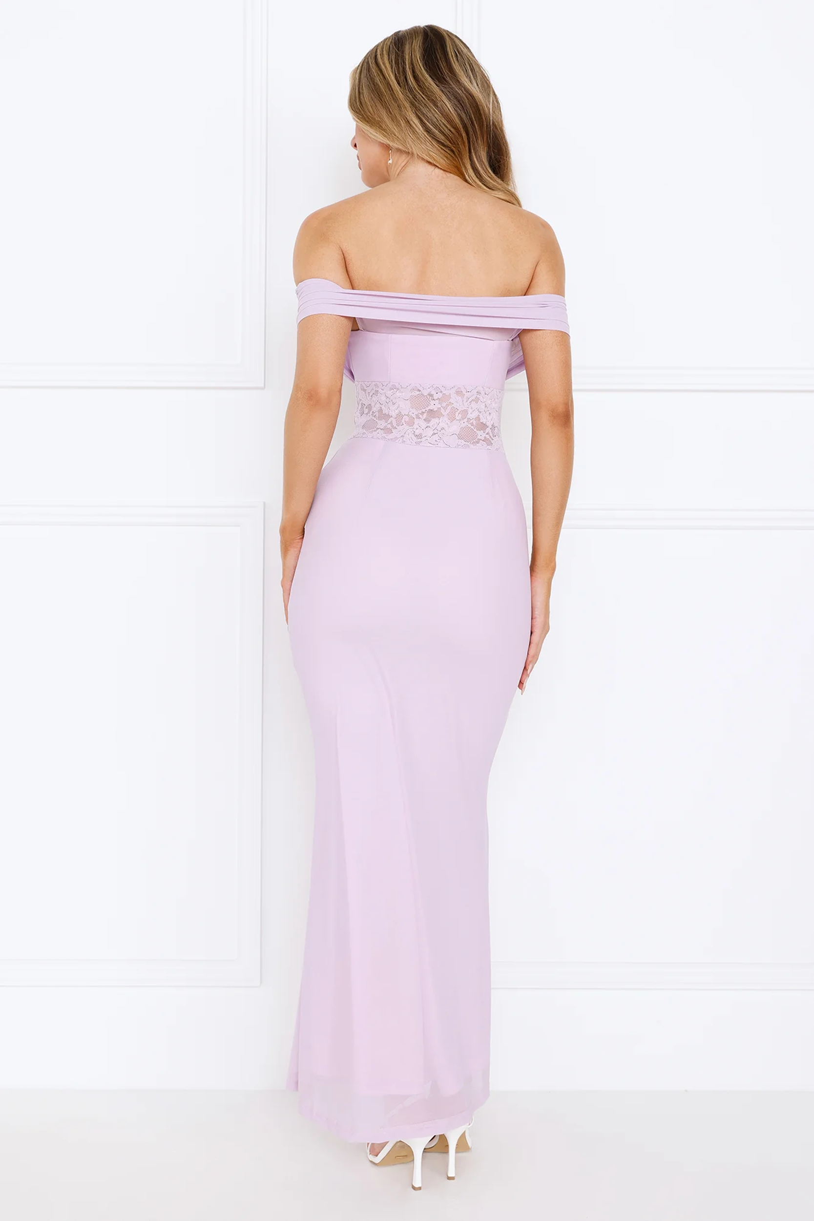 Off Shoulder Maxi Dress