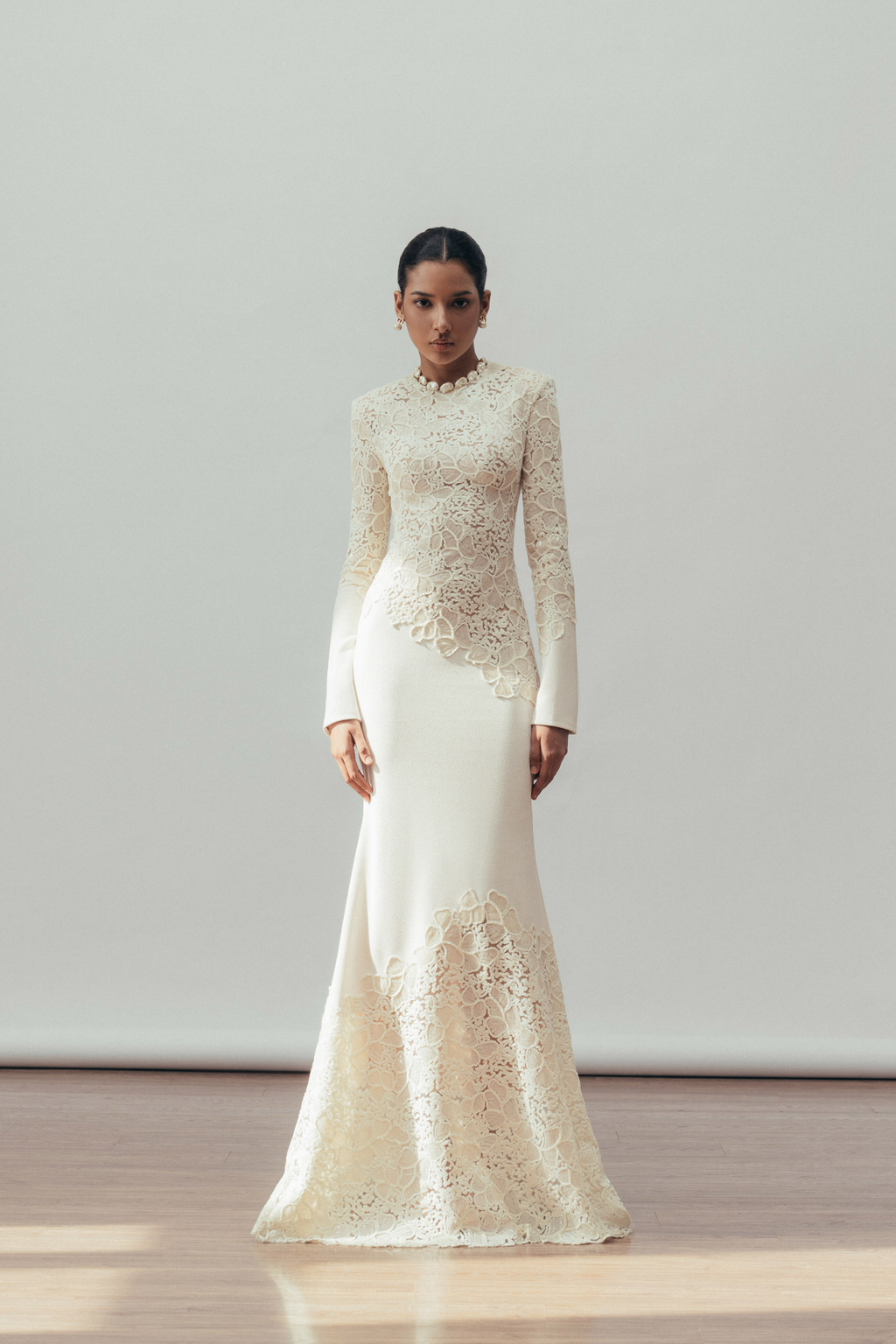 Mathilde White Embroidered Maxi Dress