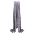 Satiné Purple Fully-pleated Maxi Dress