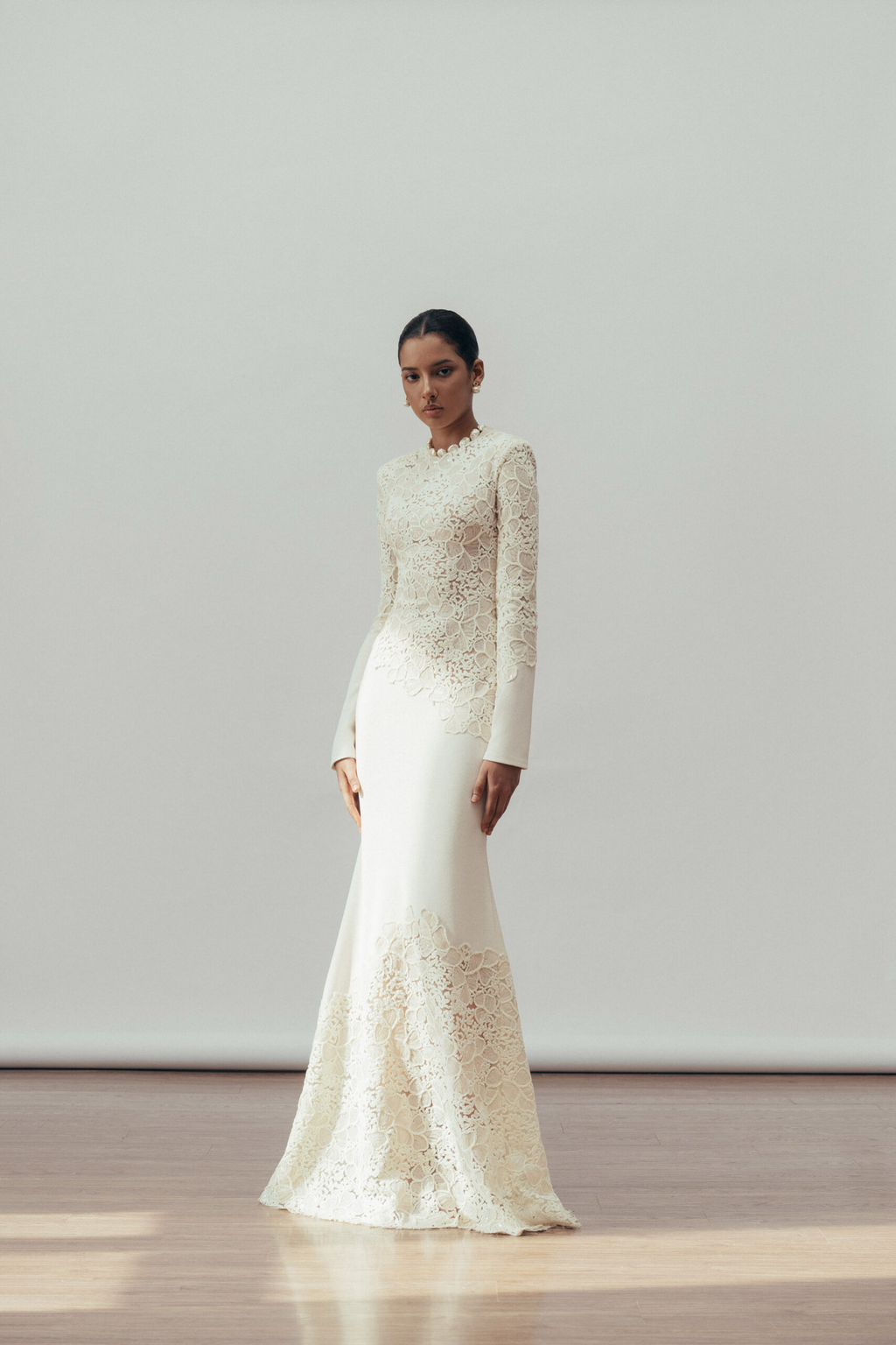 Mathilde White Embroidered Maxi Dress