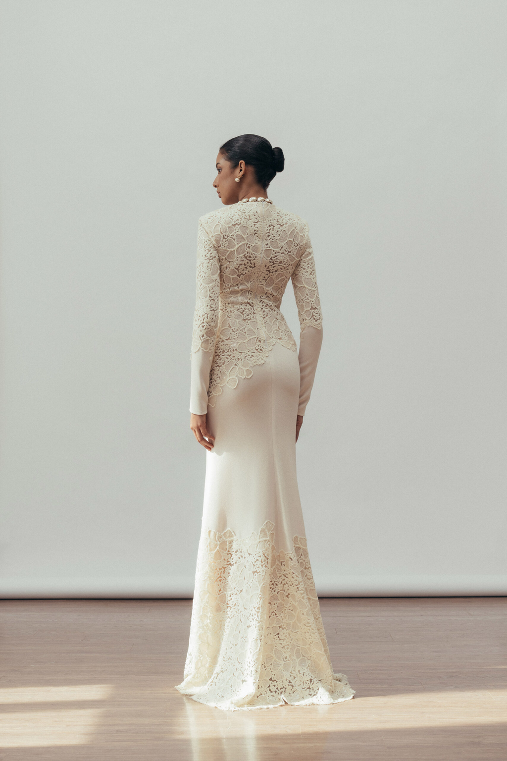 Mathilde White Embroidered Maxi Dress