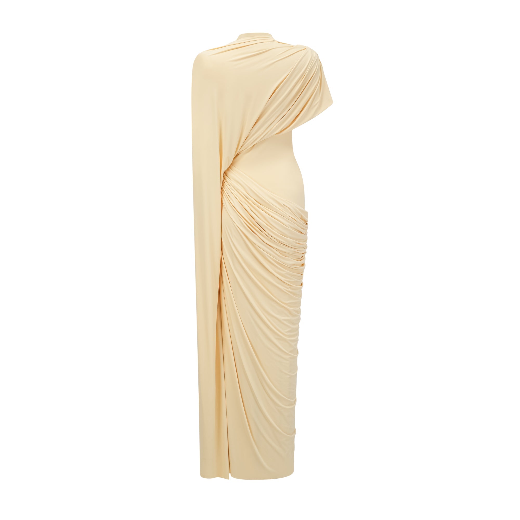 Fenella asymmetrical draped cape & dress matching set