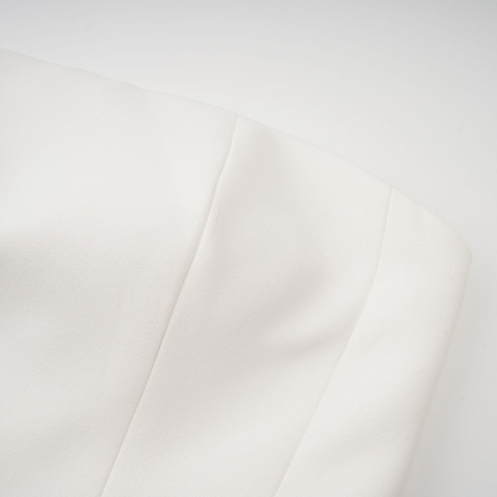 Mélanie White Corset Dress & Mesh Skirt Set