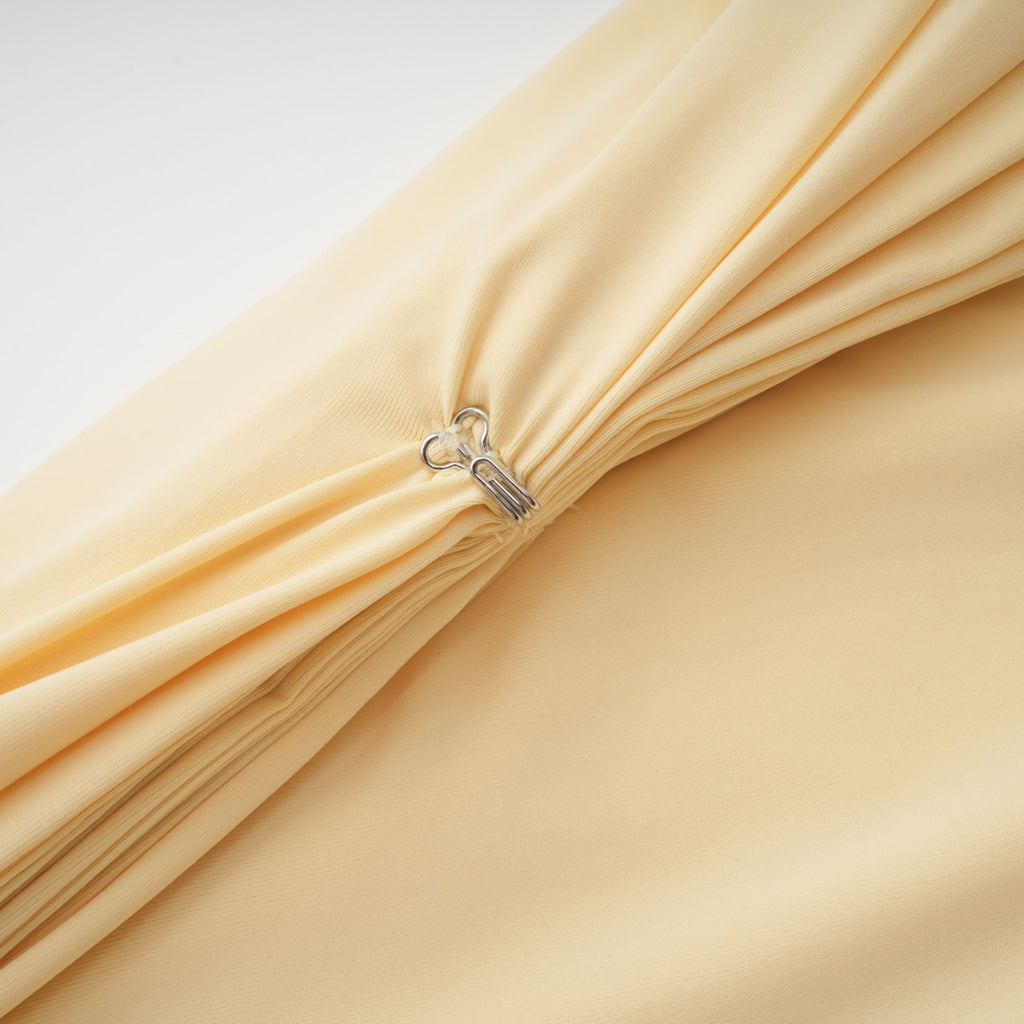 Fenella asymmetrical draped cape & dress matching set