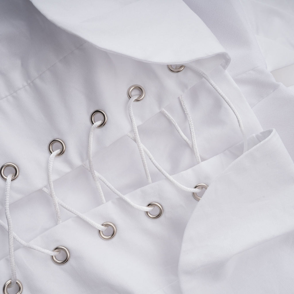 Alicia White Ruched Blouse & Skirt Set