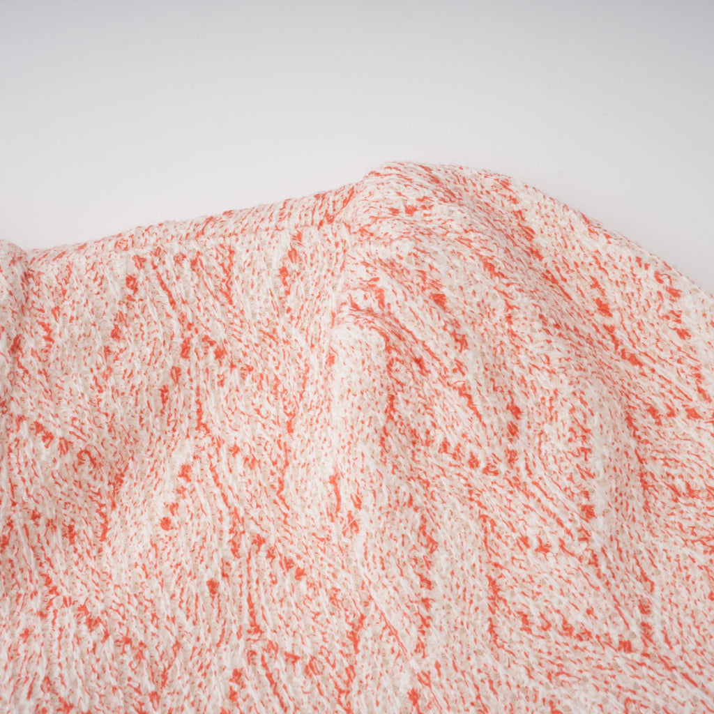 Carolina Pink Crochet Knit Blouse & Skirt Set