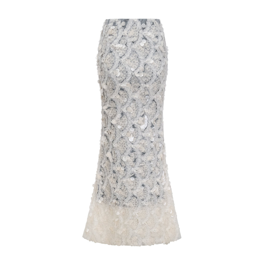 Flocon Neutral Mermaid Top & Skirt Set