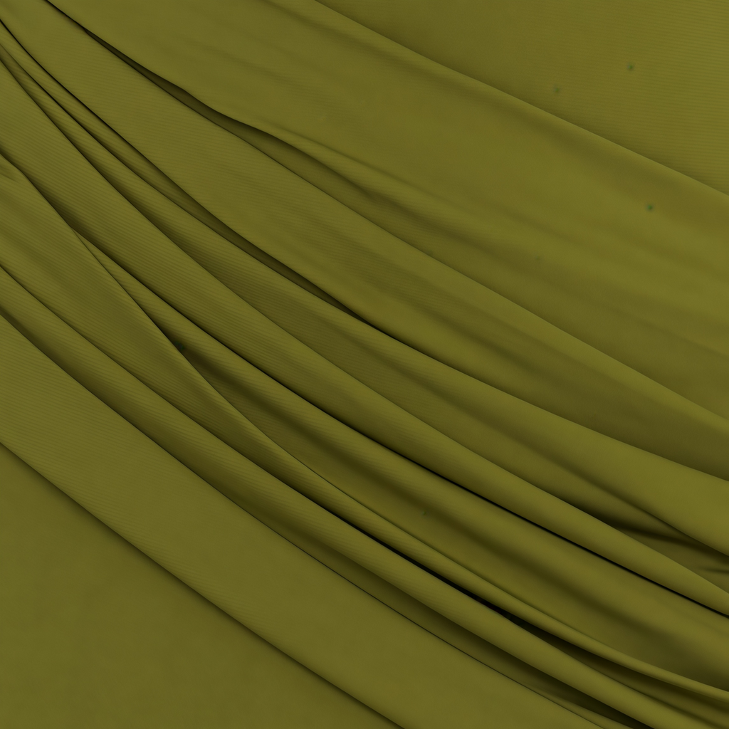 Kjersti Green Asymmetrical Ruched Maxi Dress