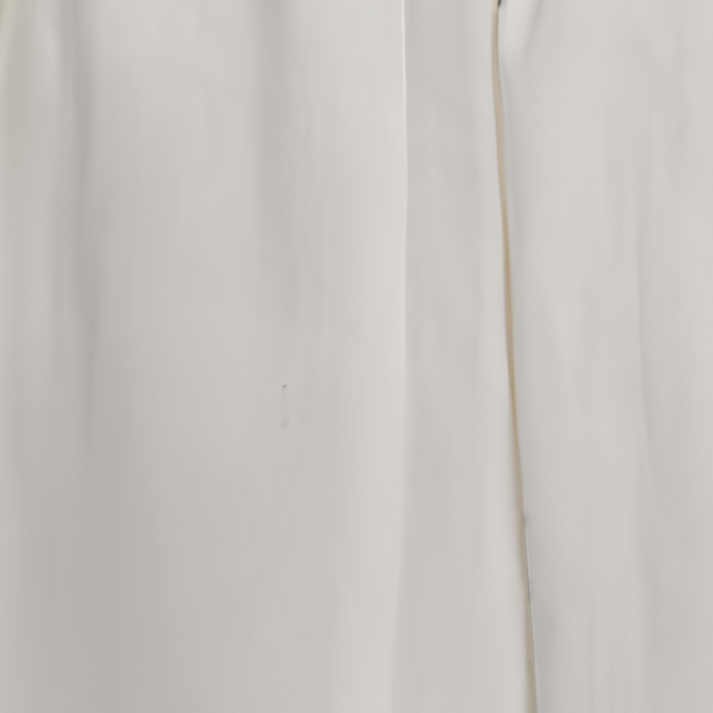Caterina White Shirred Shirt & Skirt Set