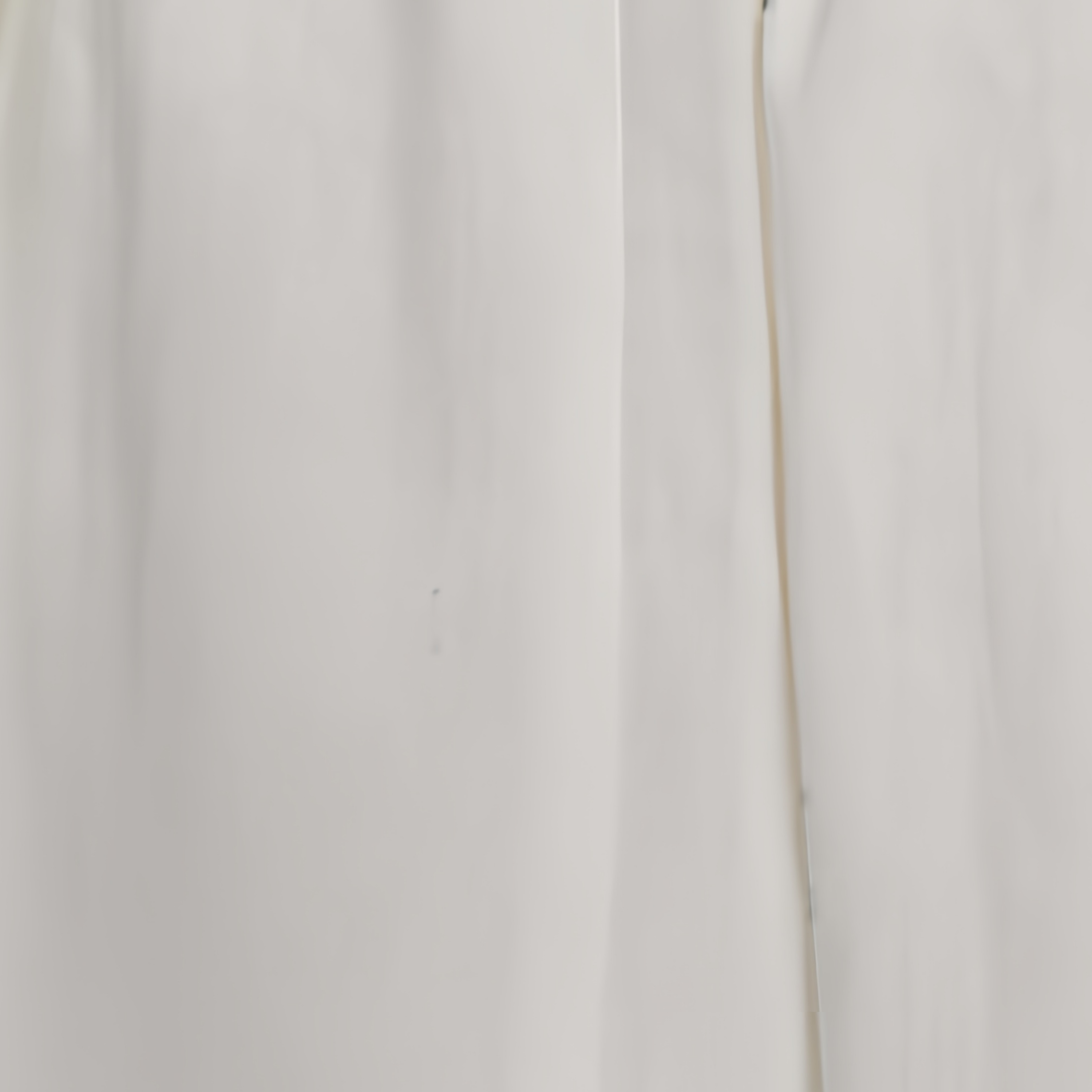 Caterina White Shirred Shirt & Skirt Set